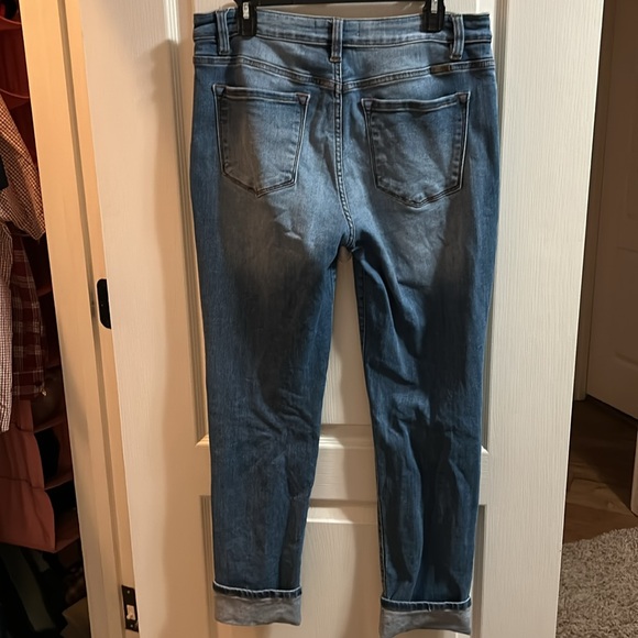 KanCan light blue distressed button fly jeans size 32 - Picture 5 of 11